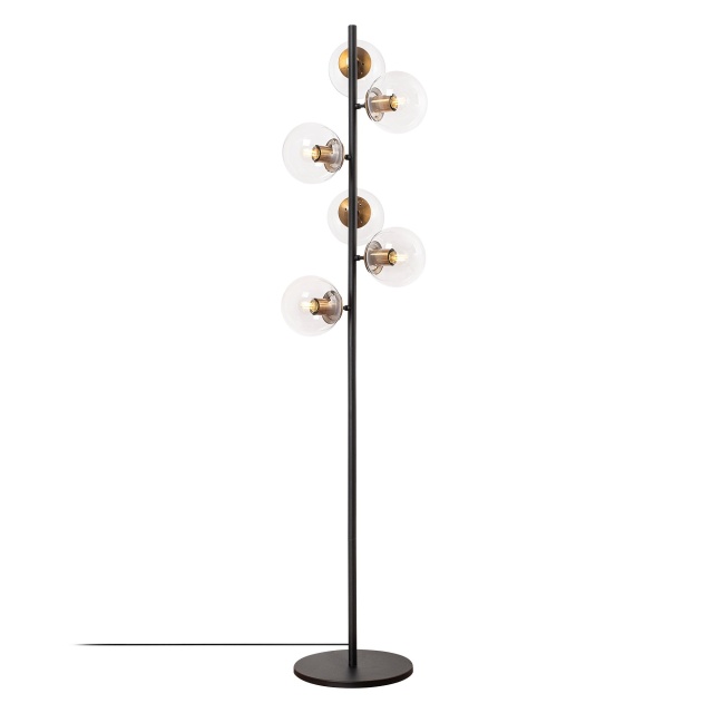 Lampadar multicolor din metal cu 6 becuri 163 cm Fazli The Home Collection