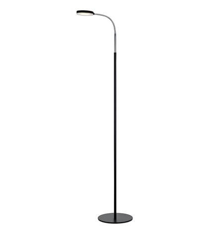 Lampadar negru/argintiu din metal 132 cm LED Flex Markslojd