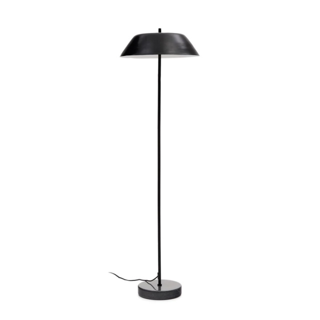 Lampadar negru din marmura 153 cm Sayra Kave Home