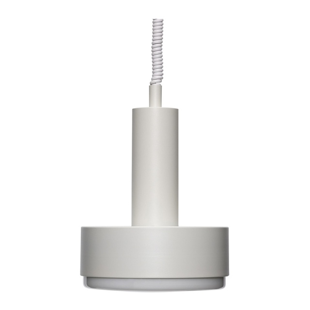 Lustra gri deschis din metal Quip Pendant Hubsch