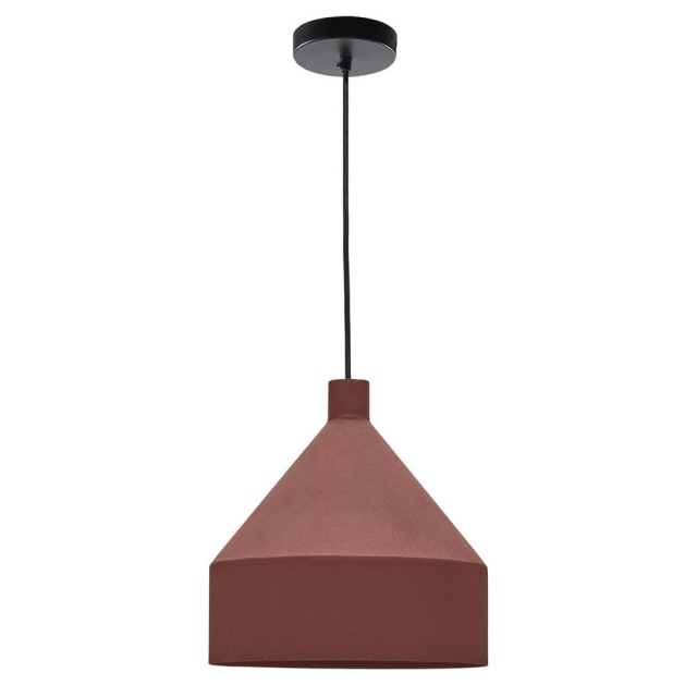 Lustra maro teracota din metal Peralta Flow Kave Home