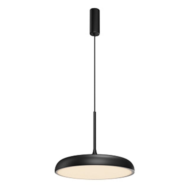 Lustra neagra din metal cu LED Gerhard M Maytoni