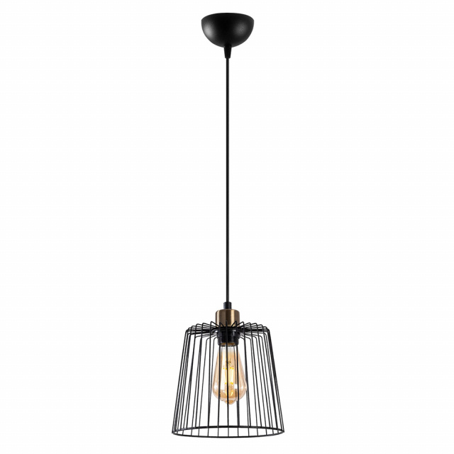 Lustra neagra/maro din metal Pirlo The Home Collection