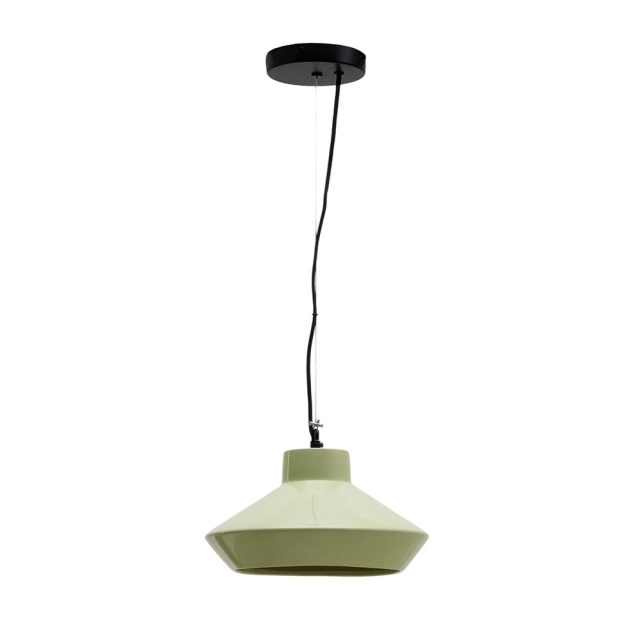 Lustra verde din ceramica Portol Kave Home