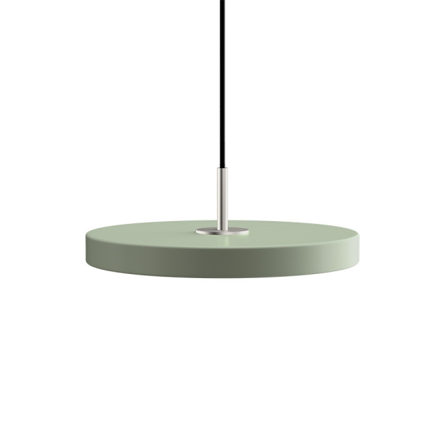 Lustra verde oliv/argintie din metal Asteria Mini Umage