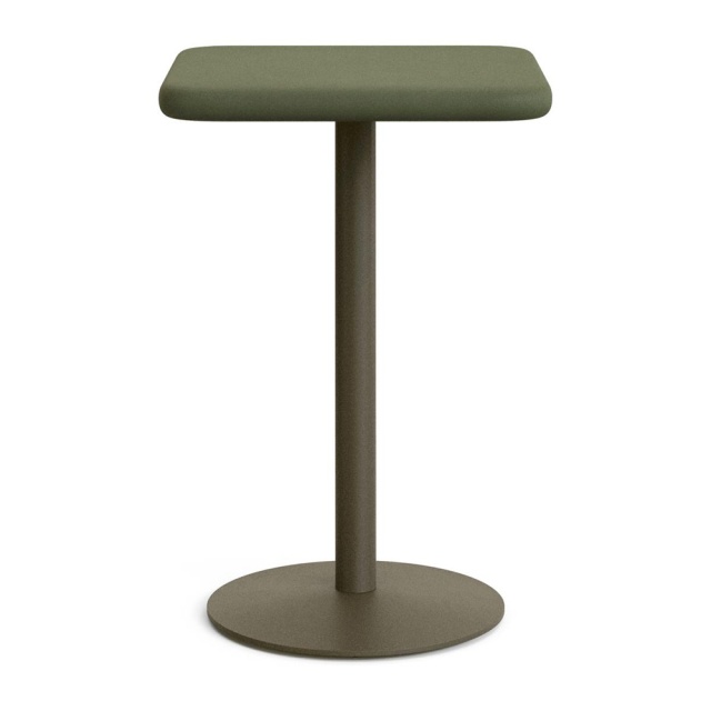 Masa bar exterior verde din ciment 70x70 cm Esilda Kave Home