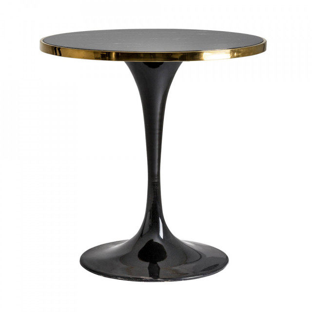 Masa bar neagra din metal 70 cm Than Vical Home