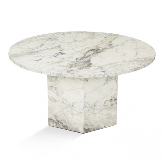 Masa de cafea alba 80 cm Nova The Home Collection