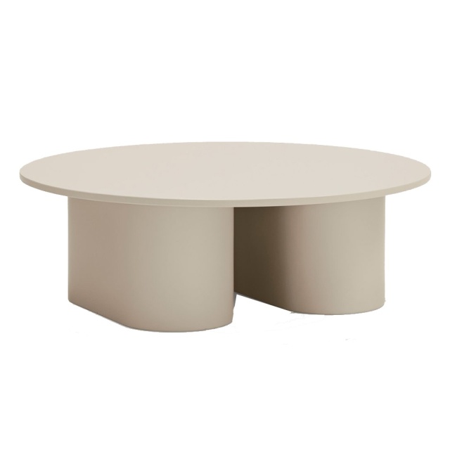 Masa de cafea bej nisipiu 110 cm Totem Teulat