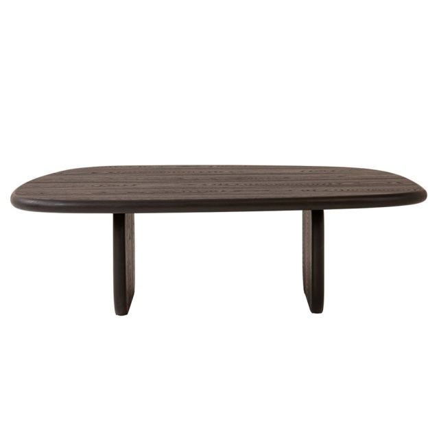 Masa de cafea neagra din lemn 80x110 cm Talaia Besolux