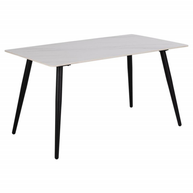 Masa dining alba/neagra din ceramica 80x140 cm Wicklow Actona Company