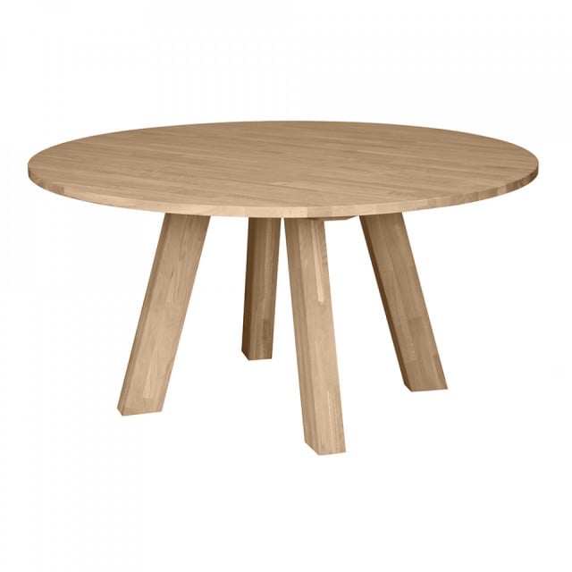 Masa dining maro din lemn 150 cm Rhonda Natural Woood