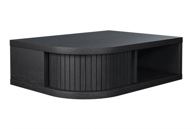 Noptiera de perete neagra Farsta Woodman