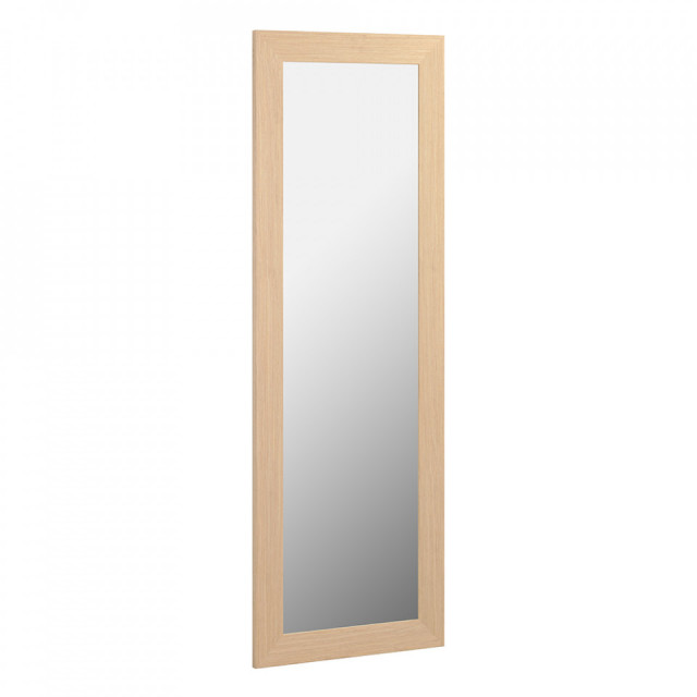 Oglinda dreptunghiulara maro deschis din lemn 81x181 cm Yvaine Kave Home