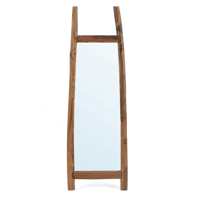 Oglinda dreptunghiulara maro din lemn 55x170 cm Fabulook Bazar Bizar