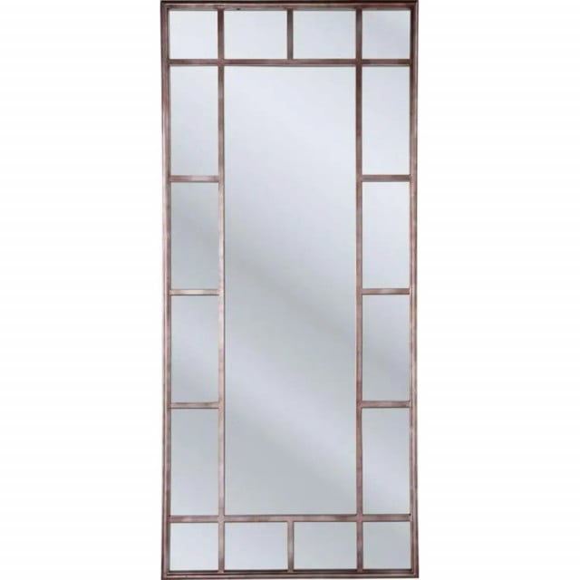 Oglinda dreptunghiulara maro din metal 90x200 cm Window Kare