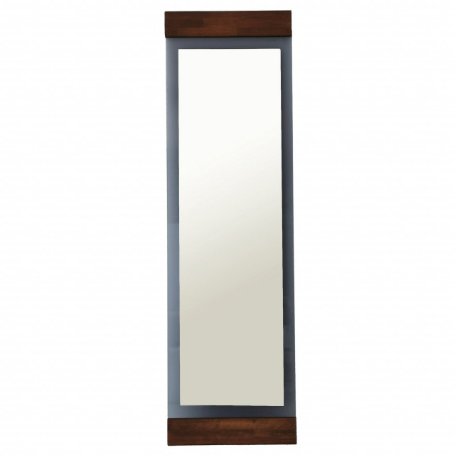 Oglinda dreptunghiulara maro inchis/neagra din metal 50x170 cm Murano The Home Collection