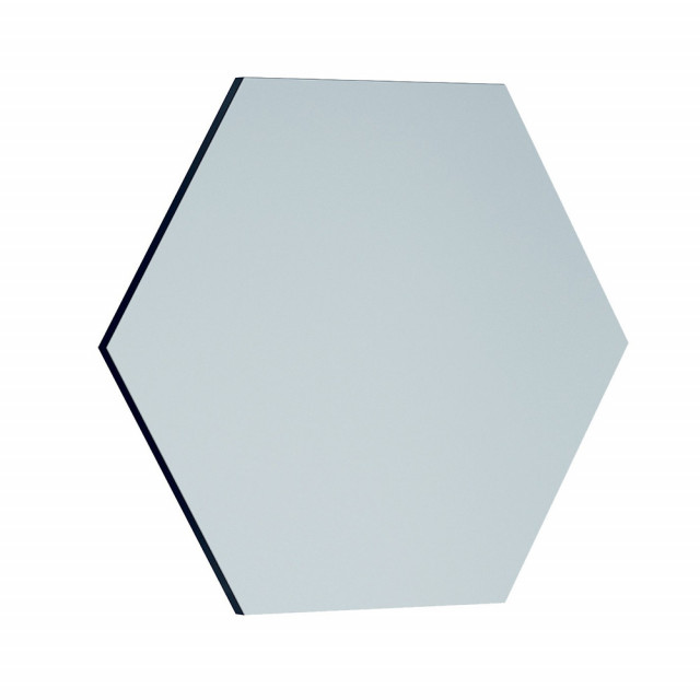 Oglinda hexagonala argintie 60x70 cm Zeo The Home Collection