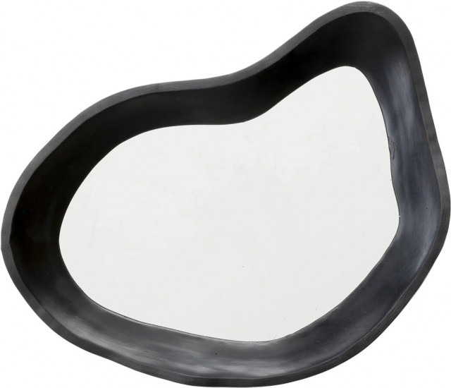 Oglinda neagra din polirasina 32x44 cm Dynamic Kare