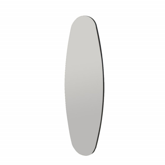 Oglinda ovala argintie din lemn 40x120 cm Cheval Ova The Home Collection
