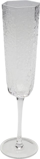 Pahar pentru sampanie transparent din sticla 250 ml Cascata Kare