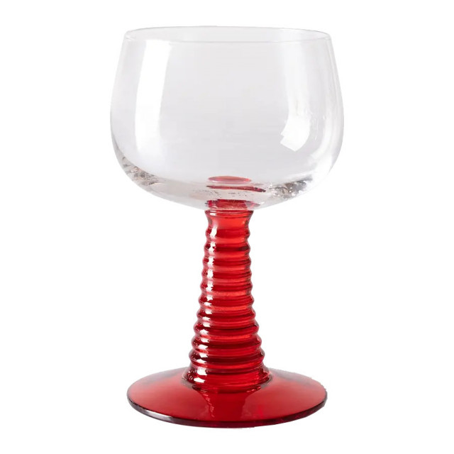 Pahar pentru vin rosu din sticla 250 ml Swirl HKliving