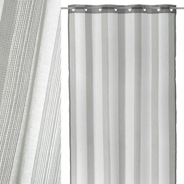 Perdea alba din fibre sintetice 140x260 Visor Loving Adams The Home Collection