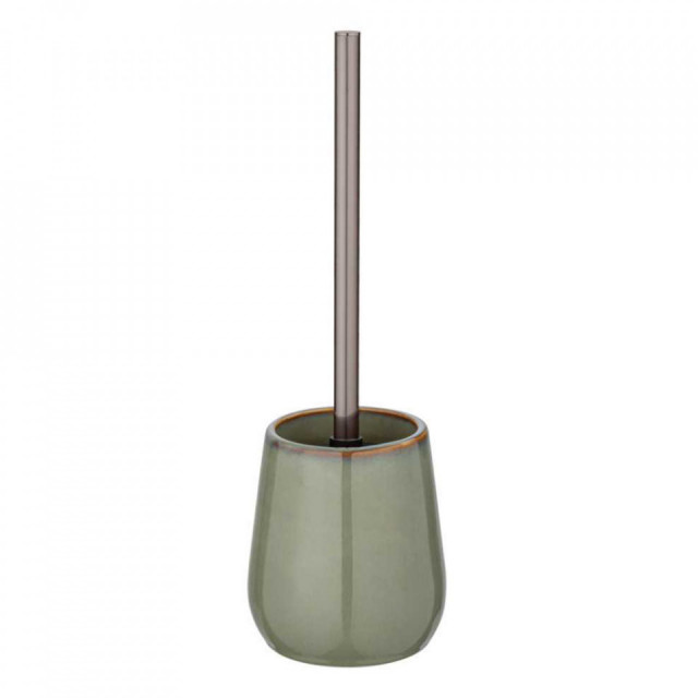 Perie toaleta verde/maro alama din ceramica Sirmione Wenko