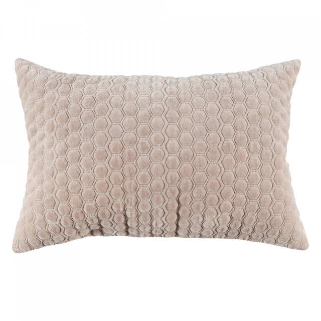 Perna decorativa dreptunghiulara grej din catifea 40x60 cm Ted Woood