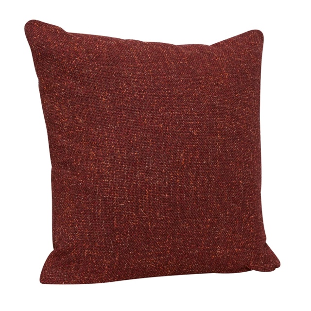 Perna patrata rosie din fibre sintetice 60x60 cm Sola Hubsch