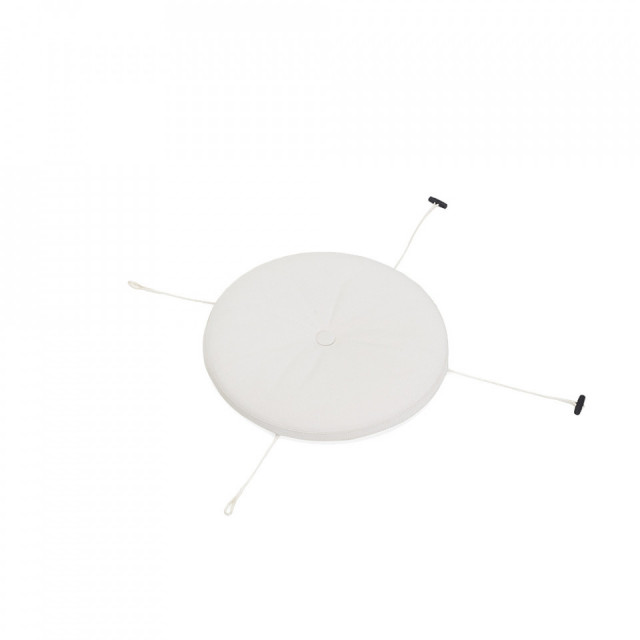 Perna sezut exterior alba din poliester si olefina 42 cm Pillow Fatboy