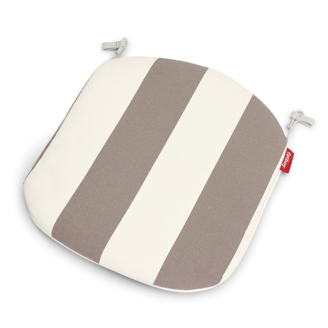 Perna sezut exterior maro/crem din fibre sintetice 47x47 cm Fred's Fatboy