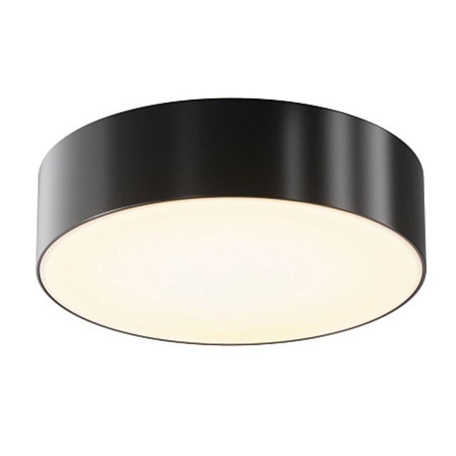 Plafoniera pentru exterior neagra din metal cu LED Zon IP Maytoni