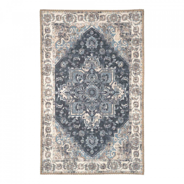 Pres pentru intrare albastru din fibre sintetice 50x80 cm Havana Chenille House Nordic