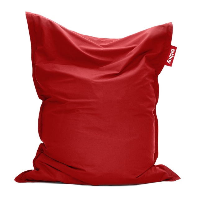 Puf dreptunghiular exterior rosu din textil 134x180 cm Original Fatboy