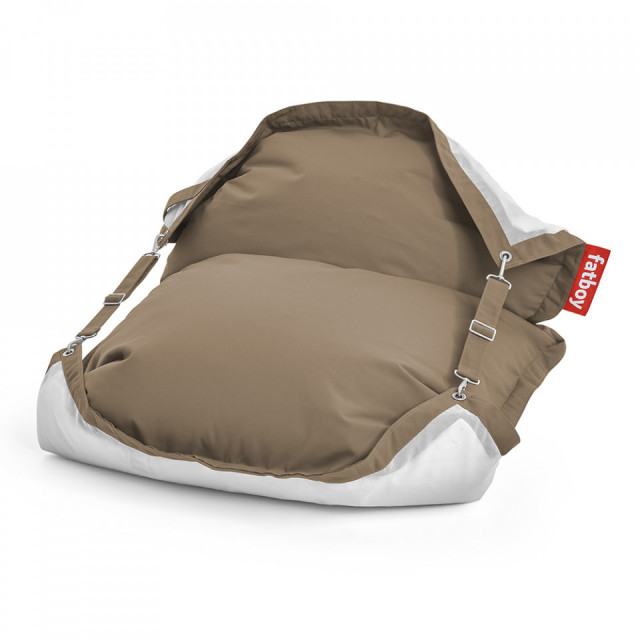 Puf exterior grej din olefina 134x180 cm Original Floatzac Fatboy
