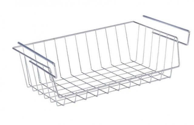 Raft argintiu din metal 44 cm Rania Wenko