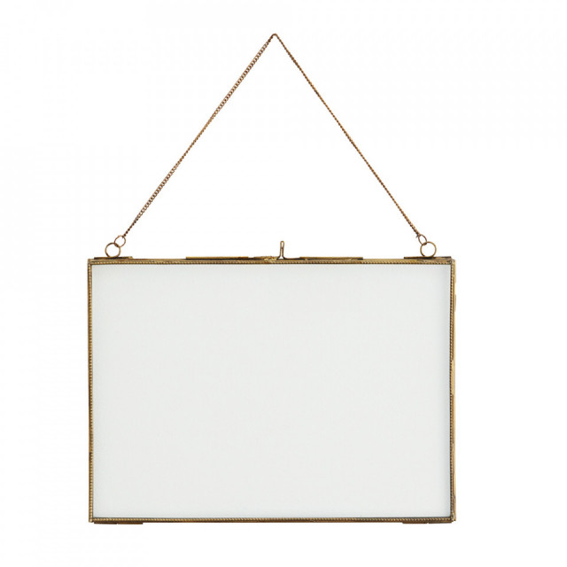 Rama foto suspendabila maro alama din metal 21x30 cm Thea Madam Stoltz