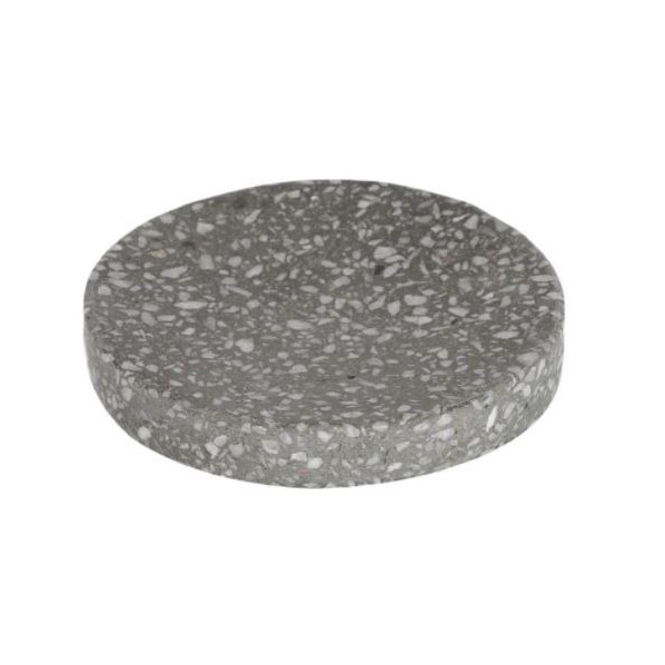 Savoniera gri din ciment 12 cm Hiara Kave Home