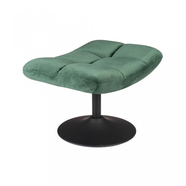 Scaunel verde din catifea Bar Dutchbone