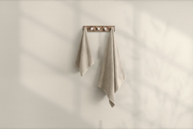 Set 2 prosoape bej din bumbac Dreg The Home Collection