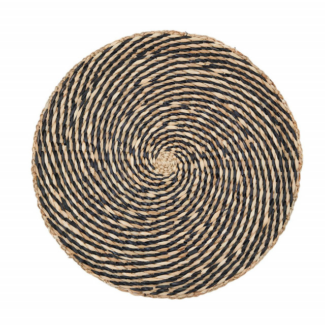 Set 2 protectii de masa maro din fibre naturale 35 cm Randa Kave Home