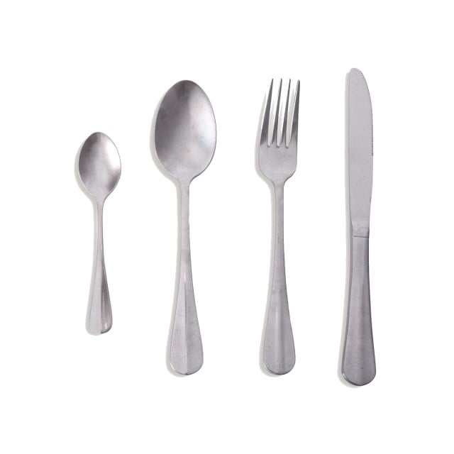 Set 24 tacamuri argintii din metal Dina Vical Home