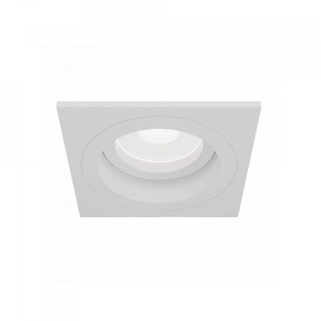 Spot alb din metal Downlight Square Akron Maytoni