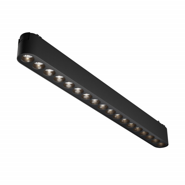 Spot negru din metal cu LED Points Radity 1850 Maytoni