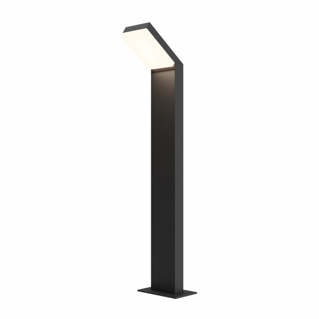 Stalp de iluminat pentru exterior negru din metal cu LED 80 cm Paso Maytoni