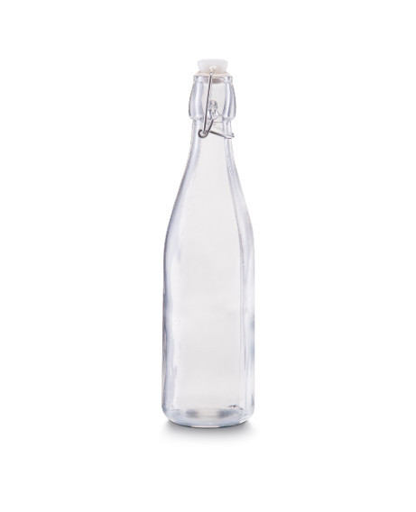 Sticla cu dop transparenta din sticla 500 ml Maxi Glass Bottle Zeller