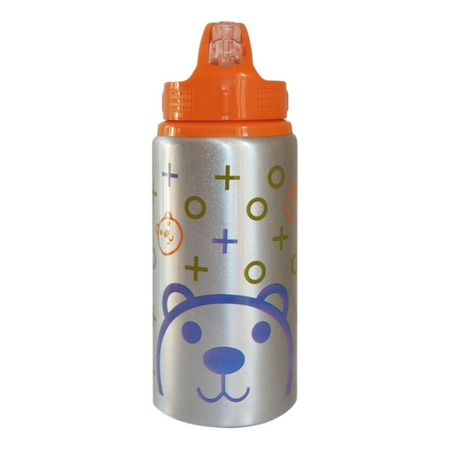 Sticla pentru apa multicolora din metal 500 ml Teddy Oops