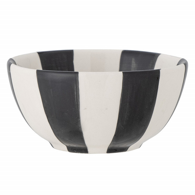 Suport lumanare alba/neagra din ceramica 5 cm Eja Bloomingville