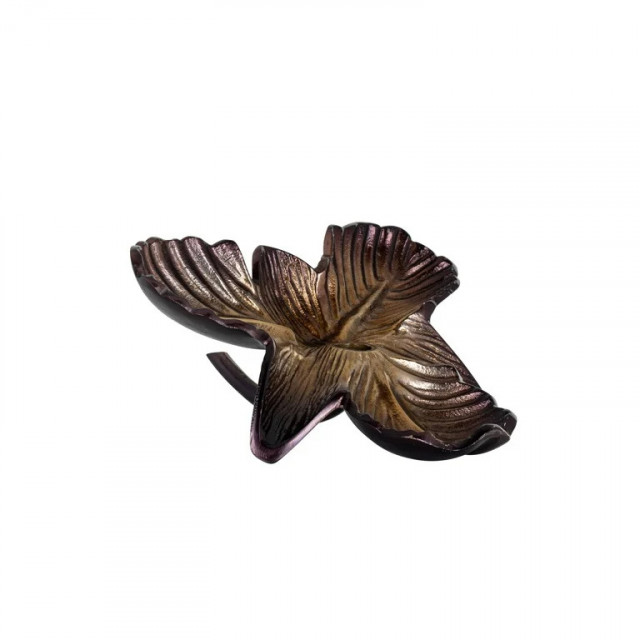 Suport lumanare maro bronz din aluminiu 12 cm Blossom Richmond Interiors